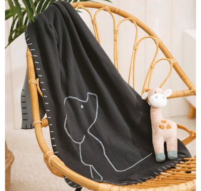 Βρεφικό πλεκτό κουβερτάκι Nattou Luna and Axel 75Χ100 στο Bebe Maison