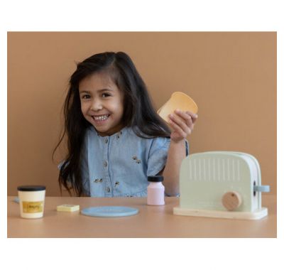 Ξύλινη παιδική φρυγανιέρα με αξεσουάρ παιχνιδιού Little Dutch στο Bebe Maison