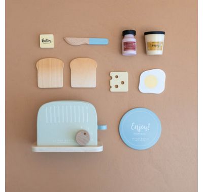 Ξύλινη παιδική φρυγανιέρα με αξεσουάρ παιχνιδιού Little Dutch στο Bebe Maison