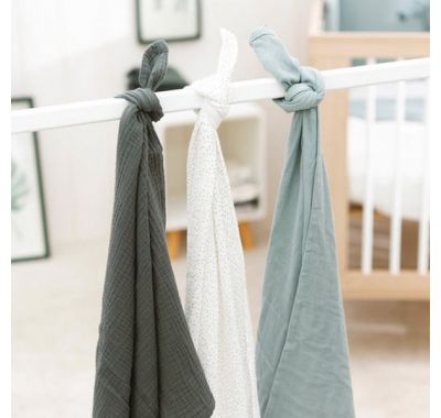 Σετ 3 κουβερτάκια αγκαλιάς Nattou Luna and Axel 65x65 στο Bebe Maison