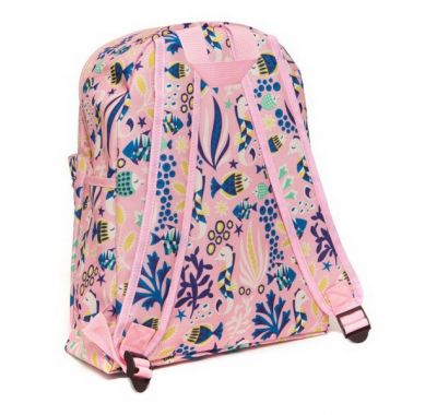 Παιδικό σακίδιο πλάτης Petit Monkey under the sea pink στο Bebe Maison
