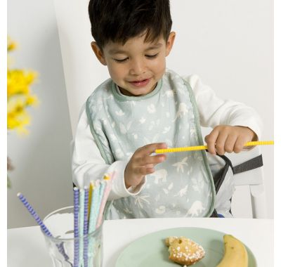 Σετ 2 σαλιάρες Baby to Love green tropic στο Bebe Maison