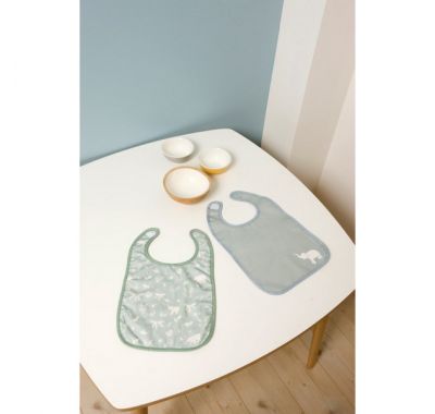 Σετ 2 σαλιάρες Baby to Love green tropic στο Bebe Maison