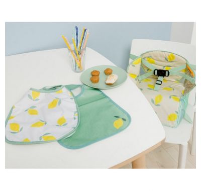 Σετ 2 σαλιάρες Baby to Love happy lemon στο Bebe Maison