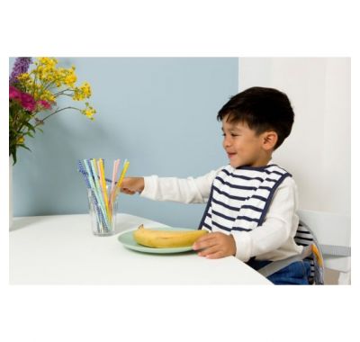 Σετ 2 σαλιάρες Baby to Love blue stripes στο Bebe Maison