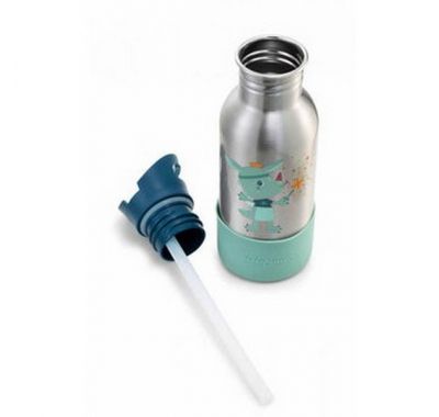 Ανοξείδωτο μπουκάλι με πάτο σιλικόνης Lilliputiens Magic Joe 600ml στο Bebe Maison