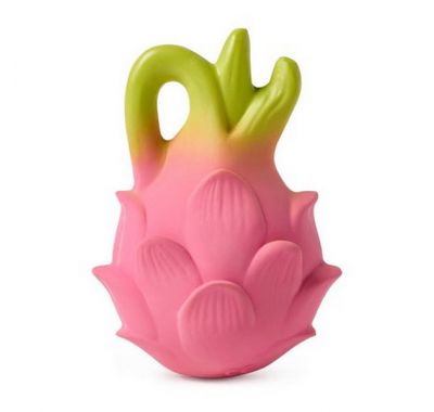 Μασητικό από φυσικό καουκτσούκ Oli & Carol Fucsia the dragonfruit στο Bebe Maison