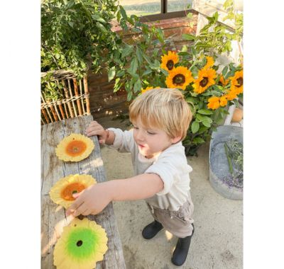 Μασητικό Olie & Carol  από φυσικό καουτσούκ Sun το ηλιοτρόπιο στο Bebe Maison