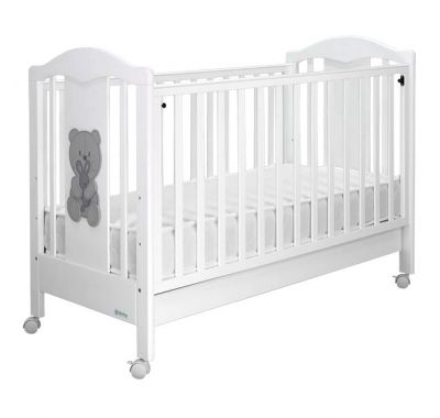Βρεφικό κρεβάτι Bebe Stars Polar white 130*60cm στο Bebe Maison