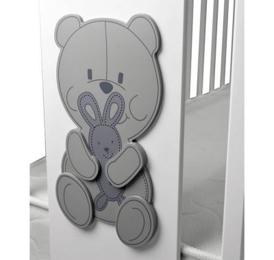 Βρεφικό κρεβάτι Bebe Stars Polar white 130*60cm στο Bebe Maison