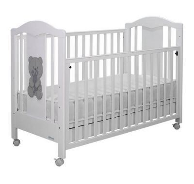 Βρεφικό κρεβάτι Bebe Stars Polar white 130*60cm στο Bebe Maison