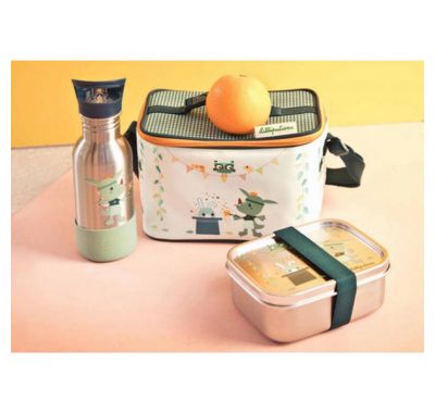 Παιδικό ανοξείδωτο φαγητοδοχείο με ελαστικό ιμάντα Lilliputiens  Magic Joe στο Bebe Maison