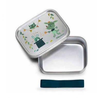 Παιδικό ανοξείδωτο φαγητοδοχείο με ελαστικό ιμάντα Lilliputiens  Magic Joe στο Bebe Maison