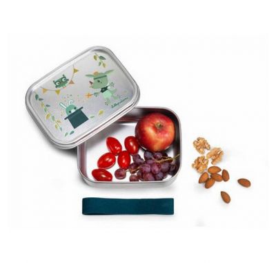 Παιδικό ανοξείδωτο φαγητοδοχείο με ελαστικό ιμάντα Lilliputiens  Magic Joe στο Bebe Maison