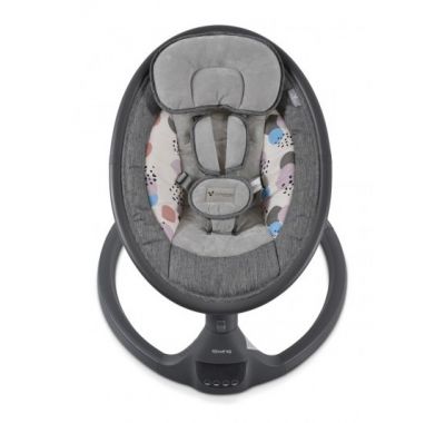 Ηλεκτρική κούνια ρηλάξ Cangaroo iSwing dark grey στο Bebe Maison