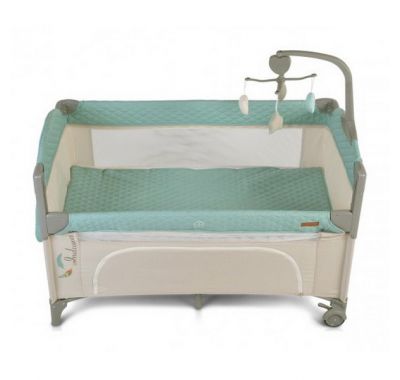 Διώροφο παρκοκρέβατο Cangaroo Indiana Mint με παιχνίδι στο Bebe Maison