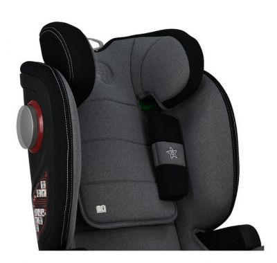 Παιδικό κάθισμα αυτοκινήτου Bebe Stars i-size 100-150 εκ. Leon plus Grey στο Bebe Maison