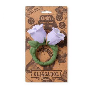 Μασητικό Olie & Carol  από φυσικό καουτσούκ Cindy the bellflower στο Bebe Maison