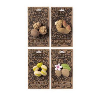 Μασητικό Oli & Carol από φυσικό καουτσούκ Aly το αμύγδαλο στο Bebe Maison