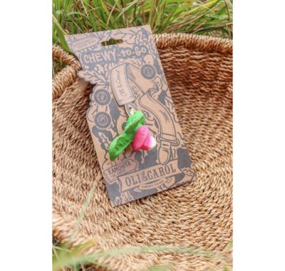 Μασητικό Chewy από φυσικό καουτσούκ Olie & Carol Ramonita the radish στο Bebe Maison