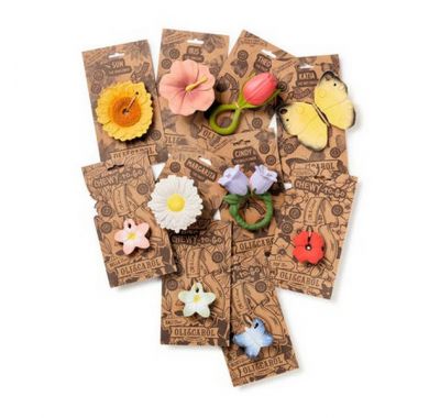 Μασητικό Olie & Carol  από φυσικό καουτσούκ Cindy the bellflower στο Bebe Maison