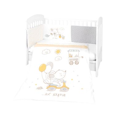 Σετ προίκας 2 τμχ 60/120 Kikka Boo Joyful Mice στο Bebe Maison