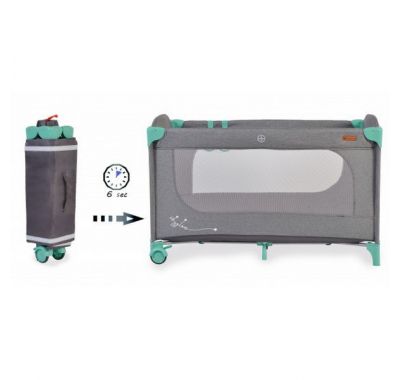 Παρκοκρέβατο Cangaroo Skyglow 1 mint στο Bebe Maison