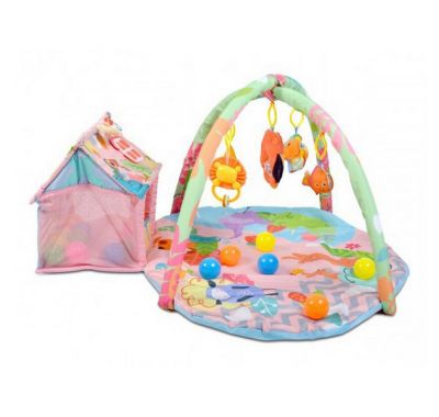 Γυμναστήριο Cangaroo Happy farm pink στο Bebe Maison