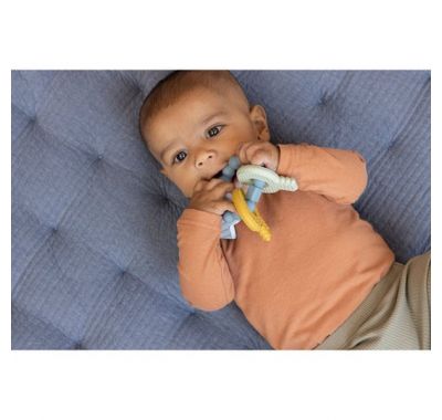 Μασητικό μπρελόκ σιλικόνης Little Dutch μπλε στο Bebe Maison