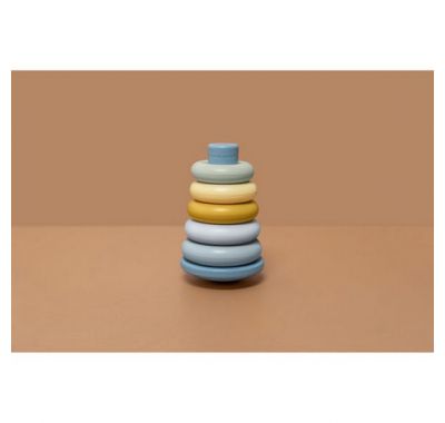 Πυραμίδα ταξινόμησης με κρίκους Little Dutch μπλε στο Bebe Maison