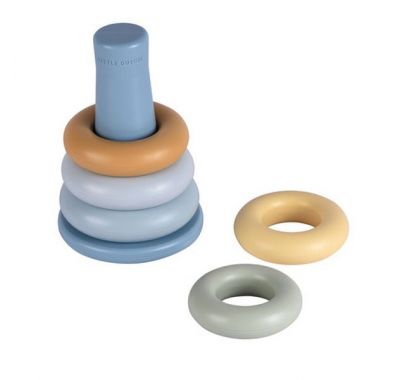 Πυραμίδα ταξινόμησης με κρίκους Little Dutch μπλε στο Bebe Maison