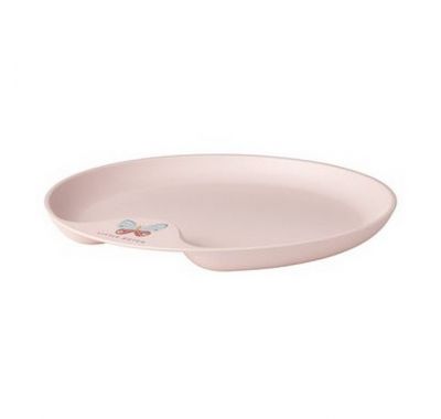 Παιδικό πιατάκι Little Dutch flowers and butterflies ροζ στο Bebe Maison