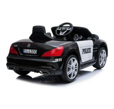 Ηλεκτροκίνητο παιδικό αστυνομικό αυτοκίνητο 12Volt Kikka Boo Mercedes Benz SL500 black Αστυνομία στο Bebe Maison