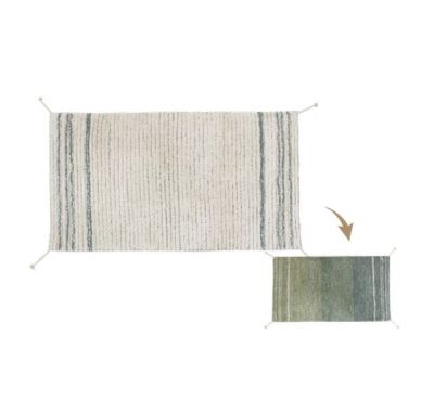 Χαλί δωματίου διπλής όψης Lorena Canals twin vintage blue 80X140 εκ. στο Bebe Maison