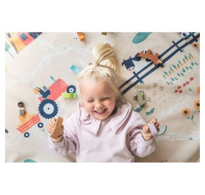 Στρώμα παιχνιδιού και τσάντα αποθήκευσης  2 σε 1 PLAY&GO φάρμα στο Bebe Maison