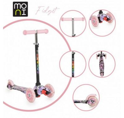 Παιδικό πατίνι Cangaroo τρίτροχο Fidget pink στο Bebe Maison