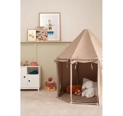 Χαλάκι παιχνιδιού για σκηνή ινδιάνικη Kids Concept μπεζ στο Bebe Maison