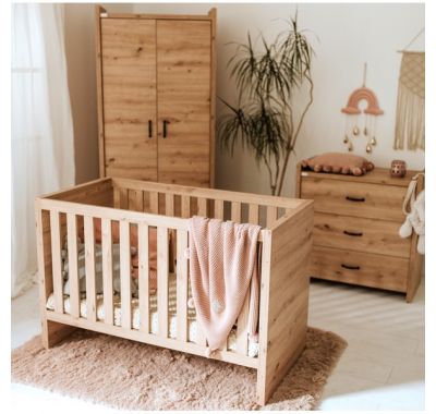 Βρεφική δίφυλλη ντουλάπα Klups Amelia oak στο Bebe Maison