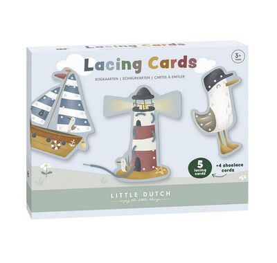 Set of 5 cardboard cards with string Little Dutch sailors bay στο Bebe Maison