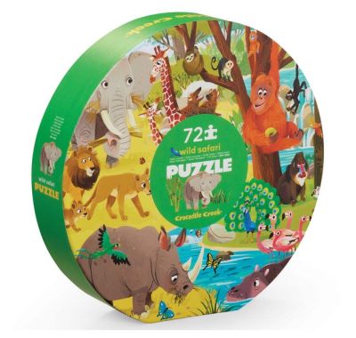 Crocodile Creek 72 Piece Jigsaw Puzzle Wild Animals στο Bebe Maison