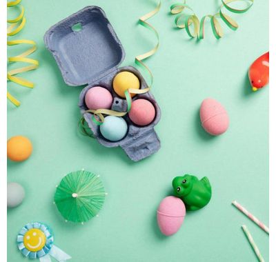 Σετ 4 bath bombs Nailmatic - αυγά στο Bebe Maison