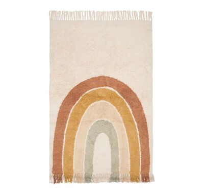 Room rug Little Dutch Rainbow soft pink 90 x 130 στο Bebe Maison