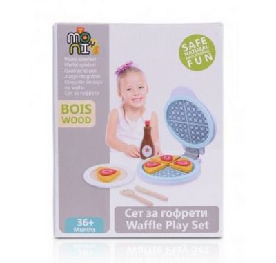 Ξύλινο παιδικό σετ βάφλας Cangaroo 4334 στο Bebe Maison