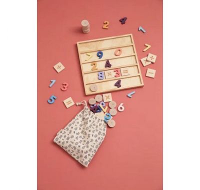 Ξύλινο επιτραπέζιο παιχνίδι αρίθμησης Kids Concept στο Bebe Maison