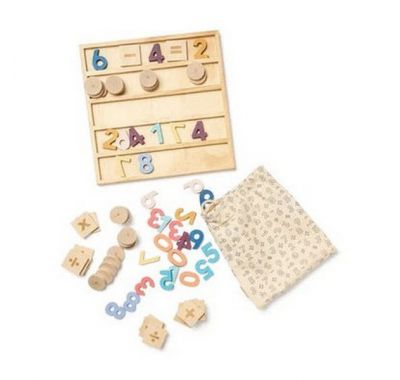 Ξύλινο επιτραπέζιο παιχνίδι αρίθμησης Kids Concept στο Bebe Maison