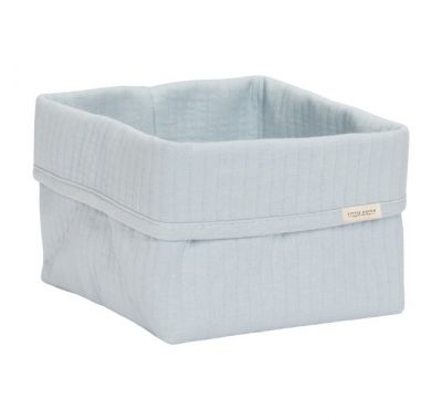 Changing basket small Little Dutch pure soft blue στο Bebe Maison