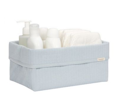 Καλάθι αλλαξιέρας μεγάλο Little Dutch pure soft blue στο Bebe Maison