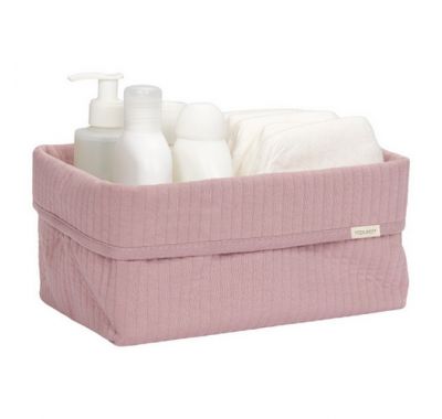 Καλάθι αλλαξιέρας μεγάλο Little Dutch pure mauve στο Bebe Maison