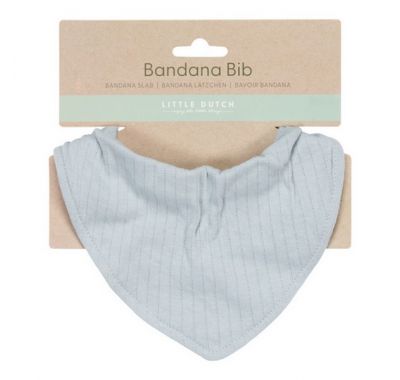 Σαλιάρα-μπαντάνα Little Dutch pure soft blue στο Bebe Maison