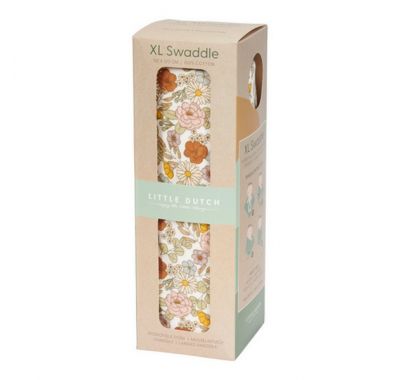 Κουβερτάκι αγκαλιάς - ύπνου Little Dutch vintage little flowers 120X120εκ. στο Bebe Maison